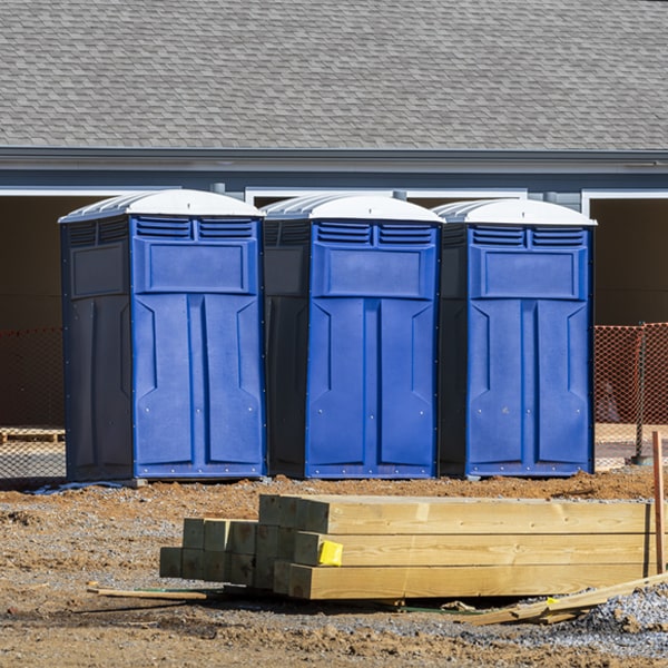 what is the maximum capacity for a single portable toilet in Smyrna Mills